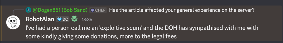 RobotAlan statement regarding how it affected his experience.png